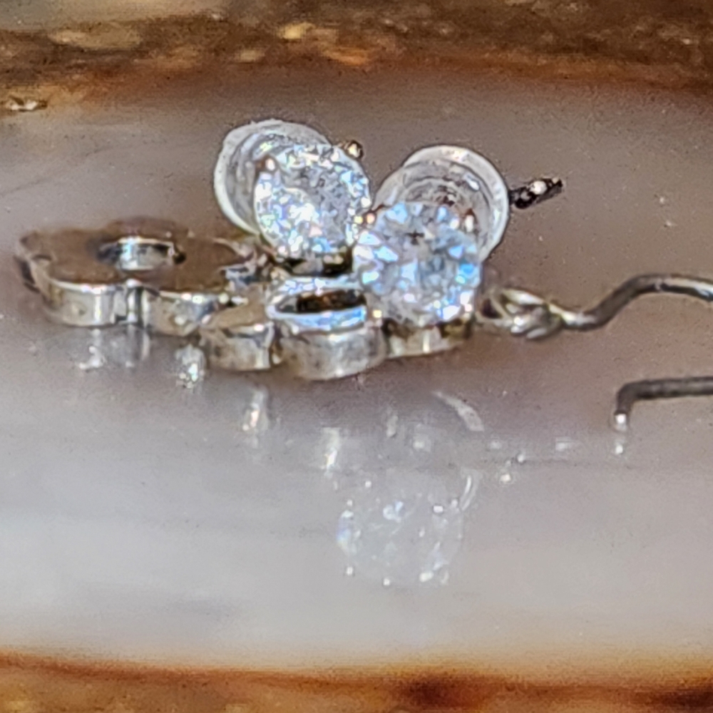 Two pair Sterling Earrings